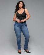 Bare Essentials™ Skin Flow™ Zipper Front Thong Bodysuit